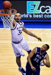 Jayhawk Perry Ellis dunks