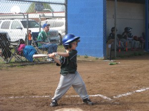 Conrads first baseball game 7