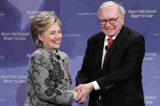 hillary-and-warren-buffett